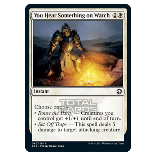 Magic The Gathering - Adventures in the Forgotten Realms - You Hear Something on Watch - 42/281