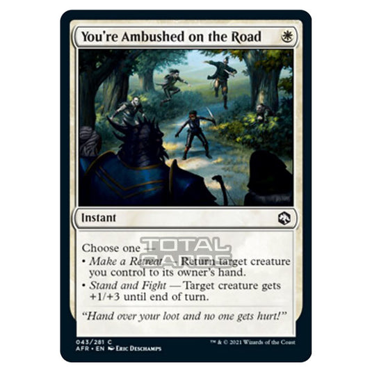 Magic The Gathering - Adventures in the Forgotten Realms - You're Ambushed on the Road - 43/281