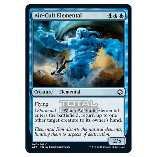 Magic The Gathering - Adventures in the Forgotten Realms - Air-Cult Elemental - 45/281