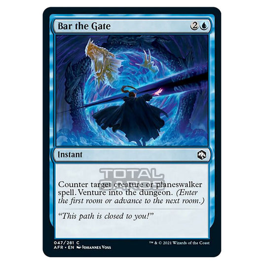 Magic The Gathering - Adventures in the Forgotten Realms - Bar the Gate - 47/281