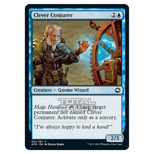 Magic The Gathering - Adventures in the Forgotten Realms - Clever Conjurer - 51/281