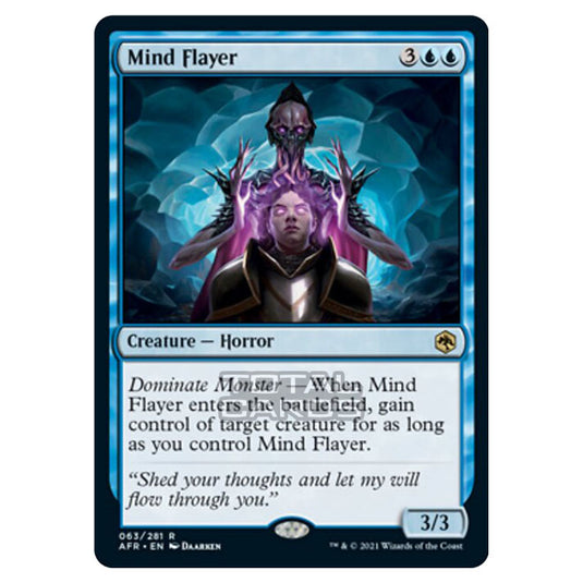 Magic The Gathering - Adventures in the Forgotten Realms - Mind Flayer - 63/281