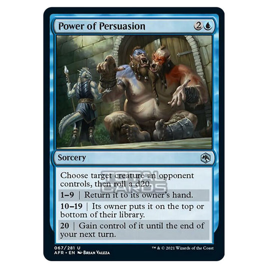 Magic The Gathering - Adventures in the Forgotten Realms - Power of Persuasion - 67/281