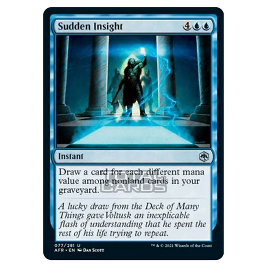 Magic The Gathering - Adventures in the Forgotten Realms - Sudden Insight - 77/281