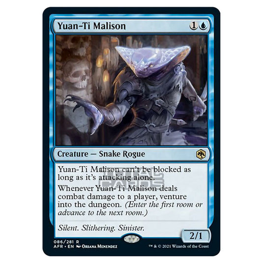 Magic The Gathering - Adventures in the Forgotten Realms - Yuan-Ti Malison - 86/281