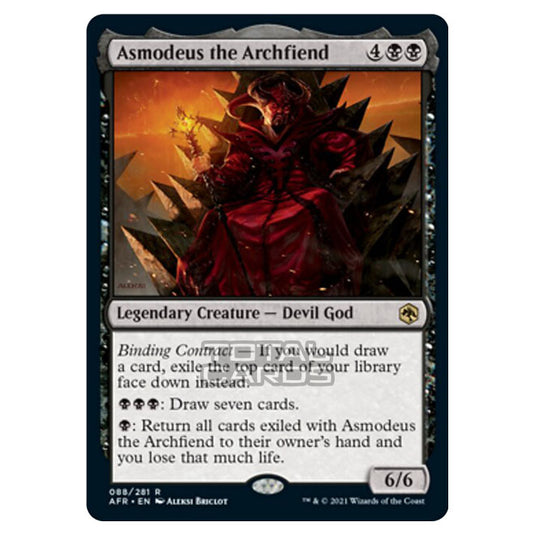 Magic The Gathering - Adventures in the Forgotten Realms - Asmodeus the Archfiend - 88/281