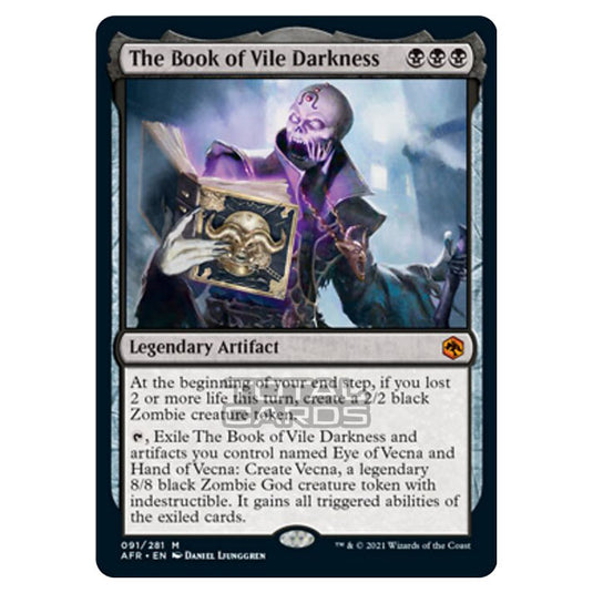 Magic The Gathering - Adventures in the Forgotten Realms - The Book of Vile Darkness - 91/281