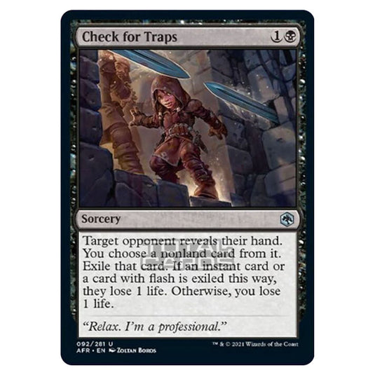 Magic The Gathering - Adventures in the Forgotten Realms - Check for Traps - 92/281