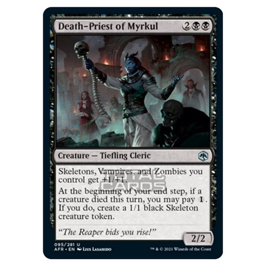 Magic The Gathering - Adventures in the Forgotten Realms - Death-Priest of Myrkul - 95/281