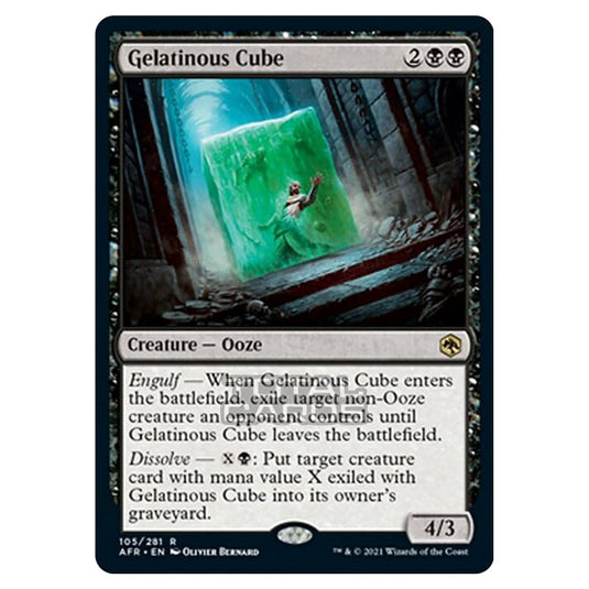 Magic The Gathering - Adventures in the Forgotten Realms - Gelatinous Cube - 105/281