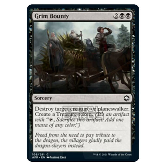 Magic The Gathering - Adventures in the Forgotten Realms - Grim Bounty - 106/281