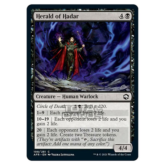 Magic The Gathering - Adventures in the Forgotten Realms - Herald of Hadar - 108/281