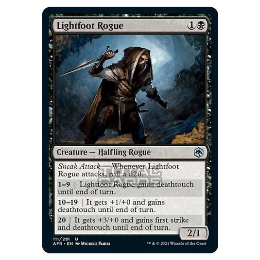 Magic The Gathering - Adventures in the Forgotten Realms - Lightfoot Rogue - 111/281