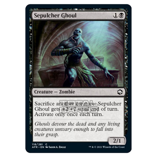 Magic The Gathering - Adventures in the Forgotten Realms - Sepulcher Ghoul - 118/281