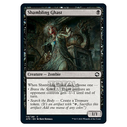 Magic The Gathering - Adventures in the Forgotten Realms - Shambling Ghast - 119/281