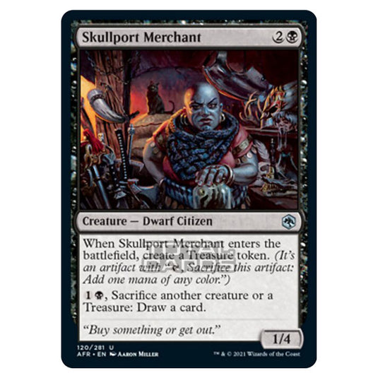 Magic The Gathering - Adventures in the Forgotten Realms - Skullport Merchant - 120/281