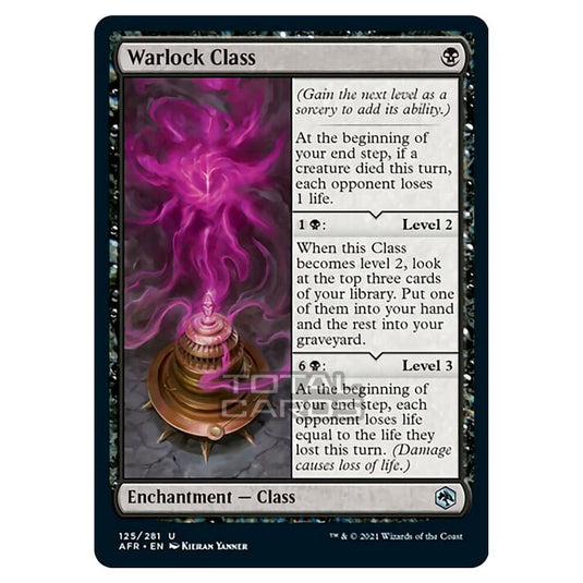 Magic The Gathering - Adventures in the Forgotten Realms - Warlock Class - 125/281