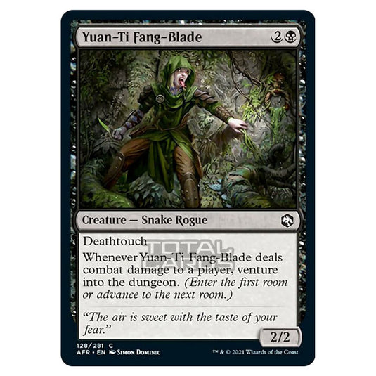 Magic The Gathering - Adventures in the Forgotten Realms - Yuan-Ti Fang-Blade - 128/281