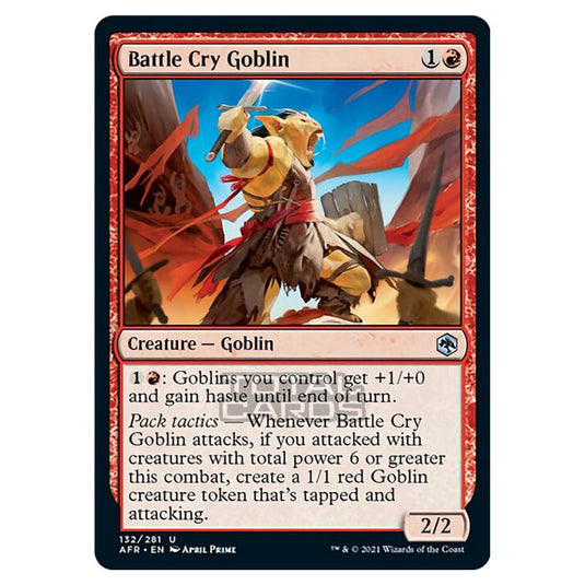 Magic The Gathering - Adventures in the Forgotten Realms - Battle Cry Goblin - 132/281