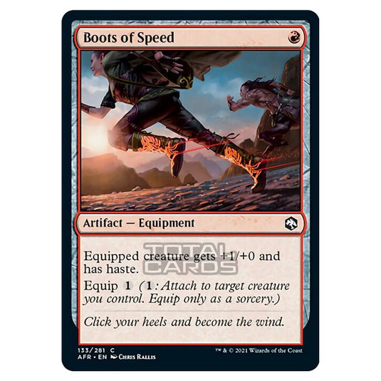 Magic The Gathering - Adventures in the Forgotten Realms - Boots of Speed - 133/281