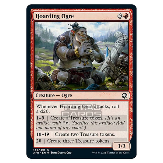 Magic The Gathering - Adventures in the Forgotten Realms - Hoarding Ogre - 146/281