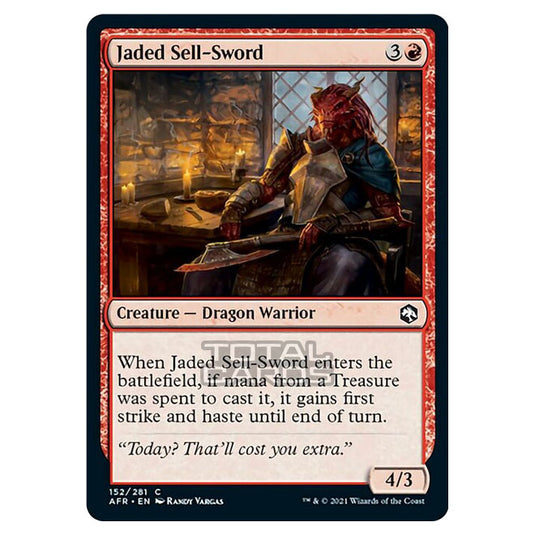 Magic The Gathering - Adventures in the Forgotten Realms - Jaded Sell-Sword - 152/281