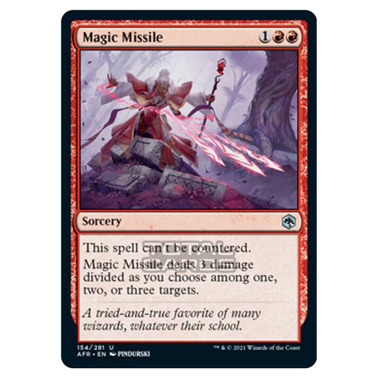 Magic The Gathering - Adventures in the Forgotten Realms - Magic Missile - 154/281