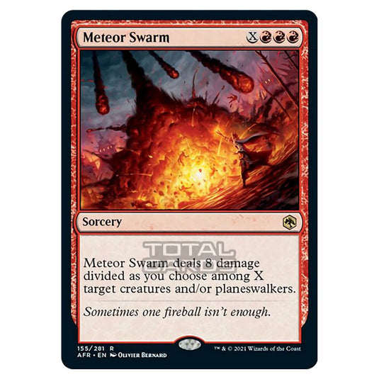 Magic The Gathering - Adventures in the Forgotten Realms - Meteor Swarm - 155/281