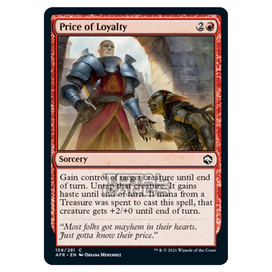 Magic The Gathering - Adventures in the Forgotten Realms - Price of Loyalty - 159/281