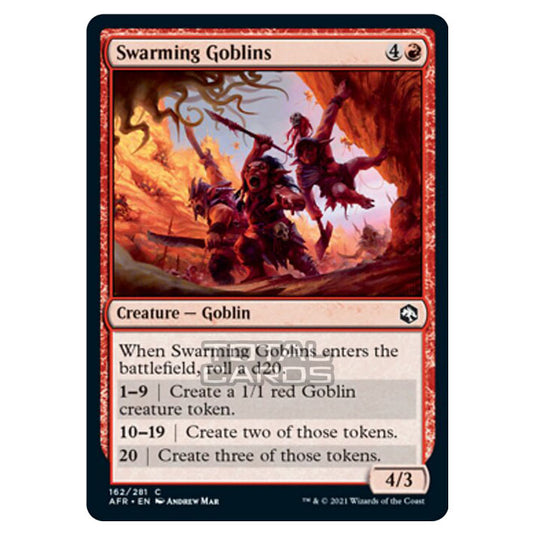 Magic The Gathering - Adventures in the Forgotten Realms - Swarming Goblins - 162/281