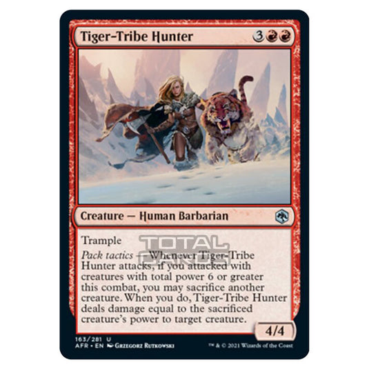 Magic The Gathering - Adventures in the Forgotten Realms - Tiger-Tribe Hunter - 163/281