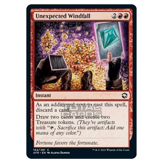 Magic The Gathering - Adventures in the Forgotten Realms - Unexpected Windfall - 164/281