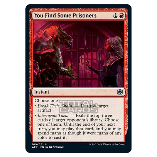 Magic The Gathering - Adventures in the Forgotten Realms - You Find Some Prisoners - 169/281