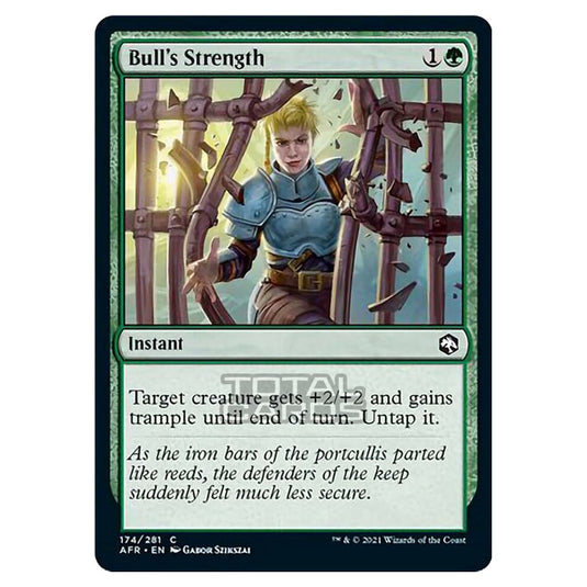 Magic The Gathering - Adventures in the Forgotten Realms - Bull's Strength - 174/281