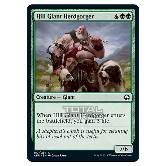 Magic The Gathering - Adventures in the Forgotten Realms - Hill Giant Herdgorger - 187/281