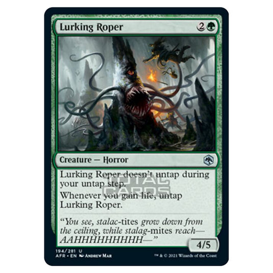 Magic The Gathering - Adventures in the Forgotten Realms - Lurking Roper - 194/281