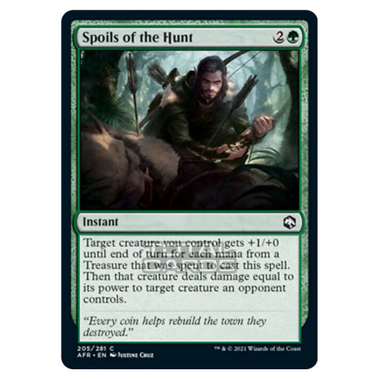 Magic The Gathering - Adventures in the Forgotten Realms - Spoils of the Hunt - 205/281