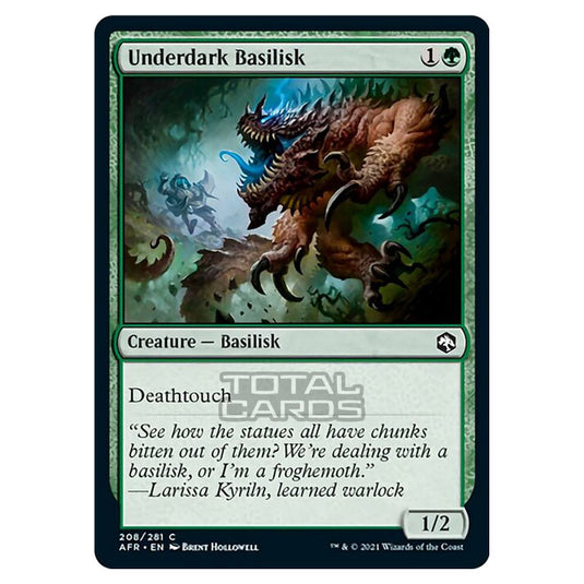 Magic The Gathering - Adventures in the Forgotten Realms - Underdark Basilisk - 208/281