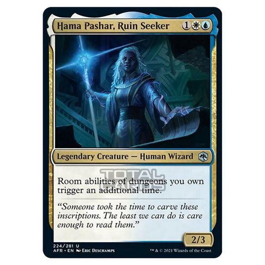 Magic The Gathering - Adventures in the Forgotten Realms - Hama Pashar, Ruin Seeker - 224/281