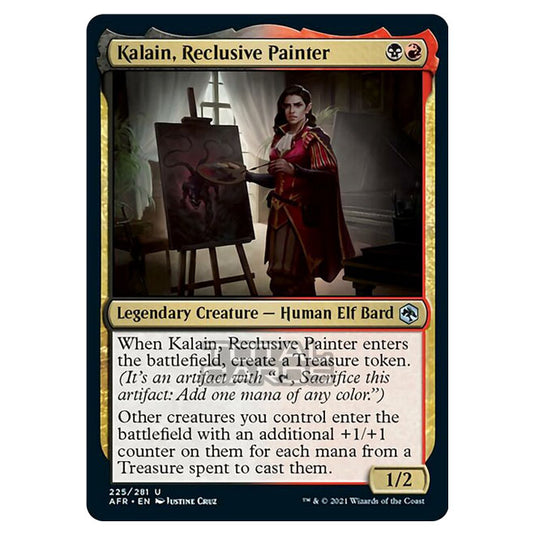 Magic The Gathering - Adventures in the Forgotten Realms - Kalain, Reclusive Painter - 225/281