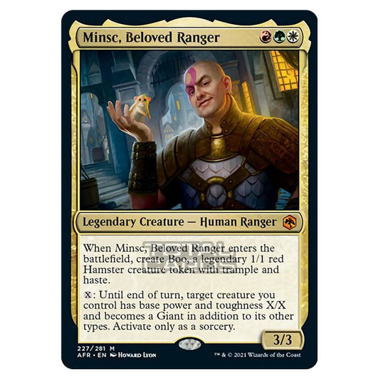 Magic The Gathering - Adventures in the Forgotten Realms - Minsc, Beloved Ranger - 227/281