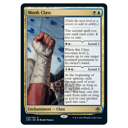 Magic The Gathering - Adventures in the Forgotten Realms - Monk Class - 228/281