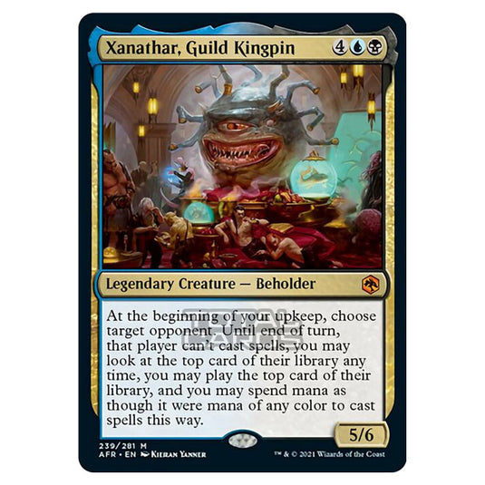 Magic The Gathering - Adventures in the Forgotten Realms - Xanathar, Guild Kingpin - 239/281