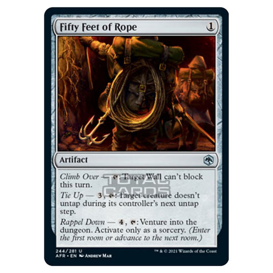 Magic The Gathering - Adventures in the Forgotten Realms - Fifty Feet of Rope - 244/281