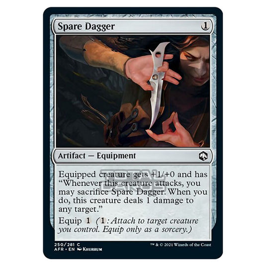 Magic The Gathering - Adventures in the Forgotten Realms - Spare Dagger - 250/281