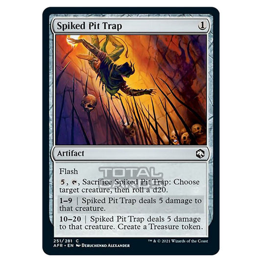 Magic The Gathering - Adventures in the Forgotten Realms - Spiked Pit Trap - 251/281