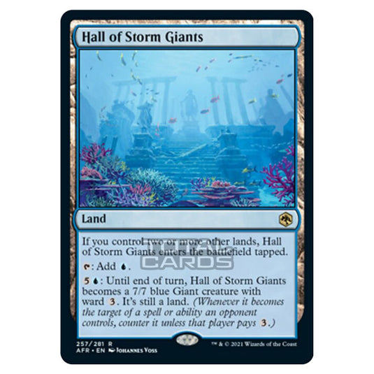 Magic The Gathering - Adventures in the Forgotten Realms - Hall of Storm Giants - 257/281