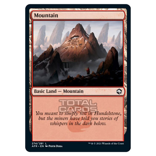 Magic The Gathering - Adventures in the Forgotten Realms - Mountain - 274/281