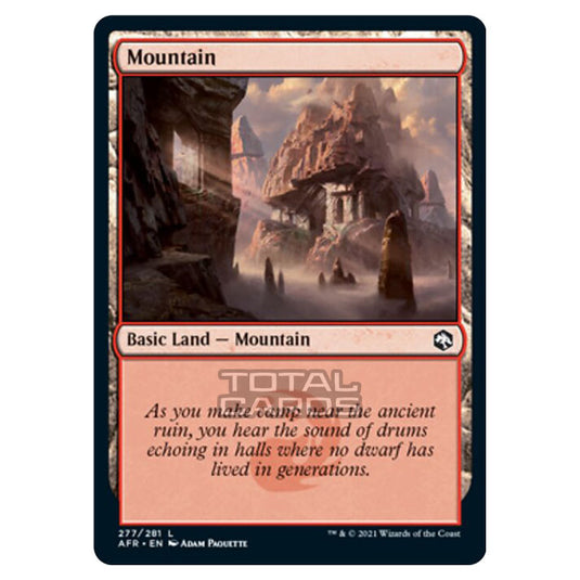 Magic The Gathering - Adventures in the Forgotten Realms - Mountain - 277/281