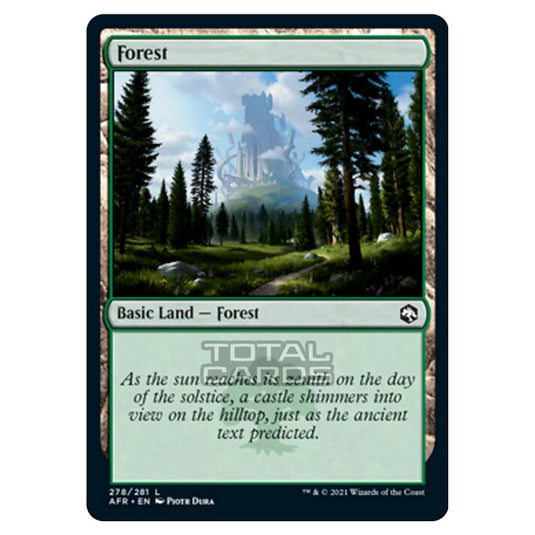 Magic The Gathering - Adventures in the Forgotten Realms - Forest - 278/281